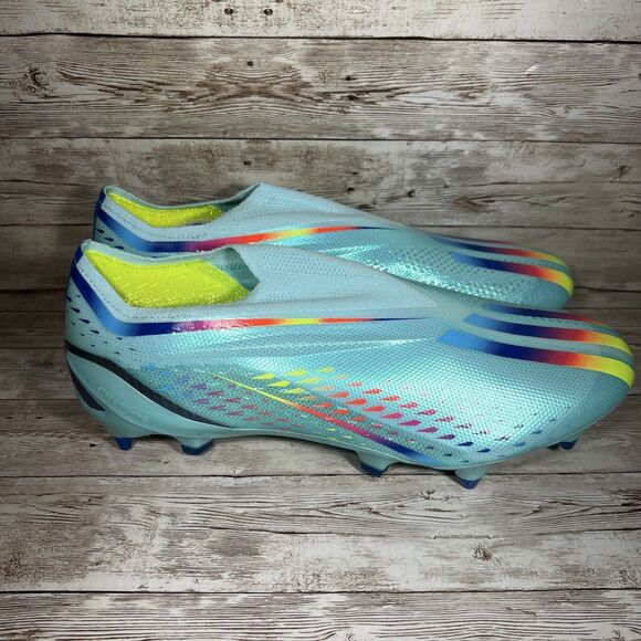 Adidas X Speedportal+ SG GW8420 Elite Aqua Blue Soccer Cleats Size 7 Mens/8 Wmns - Picture 4 of 7